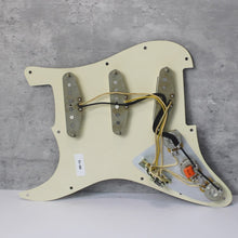 Load image into Gallery viewer, The Revival Pickups Voodoo Strat Grey Bottom Aged Pickguard Assembly RPS6 Jimi Hendrix - AB13
