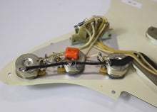 Load image into Gallery viewer, The Revival Pickups Voodoo Strat Grey Bottom Aged Pickguard Assembly RPS6 Jimi Hendrix - AB13
