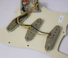 Load image into Gallery viewer, The Revival Pickups Voodoo Strat Grey Bottom Aged Pickguard Assembly RPS6 Jimi Hendrix - AB13
