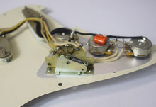 Load image into Gallery viewer, The Revival Pickups Voodoo Strat Grey Bottom Aged Pickguard Assembly RPS6 Jimi Hendrix - AB13
