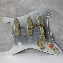 Load image into Gallery viewer, The Revival Pickups 1964 Grey Bottom RPS6 Aged Pickguard Assembly - AB14

