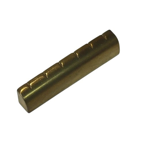 Slotted Metal Guitar Nut 43mm - Brass