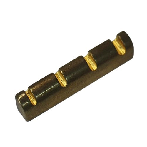 Slotted Metal Bass Guitar Nut 43mm - Brass