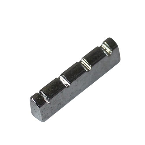 Slotted Metal Bass Guitar Nut 40mm - Chrome