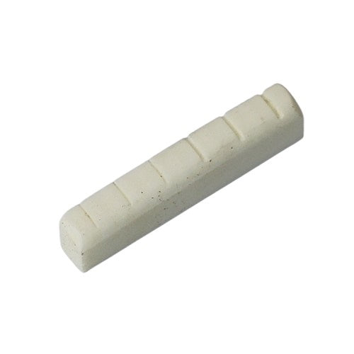 Precut Slotted Bone Guitar Nut For Acoustic Guitars - 43mm