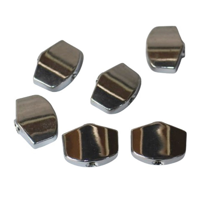 Replacement Buttons For Gotoh Tuners - Large Chrome (6)