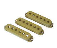 Load image into Gallery viewer, Aged Pickup Covers Set For Stratocaster - Aged White
