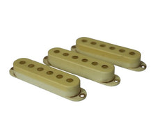 Load image into Gallery viewer, Aged Pickup Covers Set For Stratocaster - Aged White
