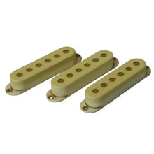 Load image into Gallery viewer, Aged Pickup Covers Set For Stratocaster - Aged White
