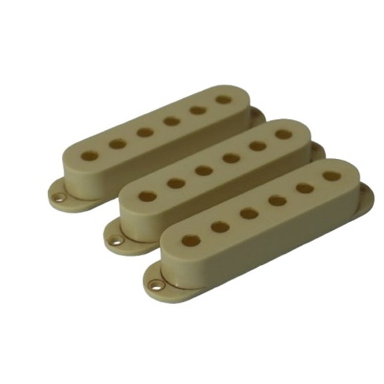 Aged Pickup Covers Set For Stratocaster - Worn White