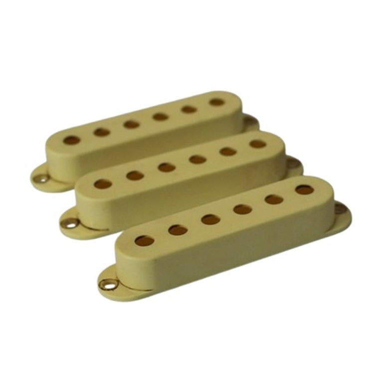 Aged Pickup Covers Set For Stratocaster - Cream