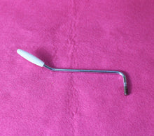 Load image into Gallery viewer, Aged Chrome Steel Block Tremolo Bridge for USA Stratocaster w/ Pat Pend Saddles #1
