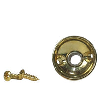 Load image into Gallery viewer, Round Electro Socket Jack Cup For Telecaster Tele Guitars w/Jack - Gold

