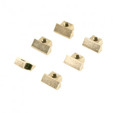 Load image into Gallery viewer, Kluson USA Brass Saddle Set Of 6 For Wired ABR-1 Tune-O-Matic Bridges
