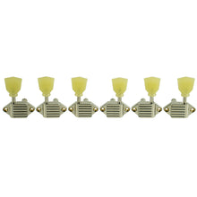 Load image into Gallery viewer, Kluson® 3 Per Side Vintage Diecast Series Waffleback® Tuning Machines - KVDW-3-N
