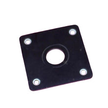 Load image into Gallery viewer, Aged Les Paul Custom Jack Plate. Black 3 Ply
