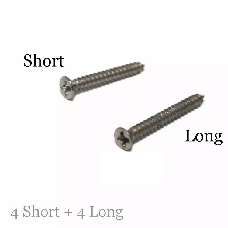 Pickup Mounting Ring Screws Set For Humbucker - Nickel