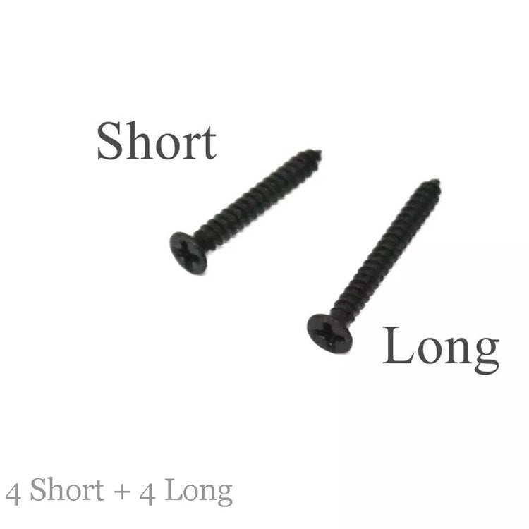 Pickup Mounting Ring Screws Set For Humbucker - Black