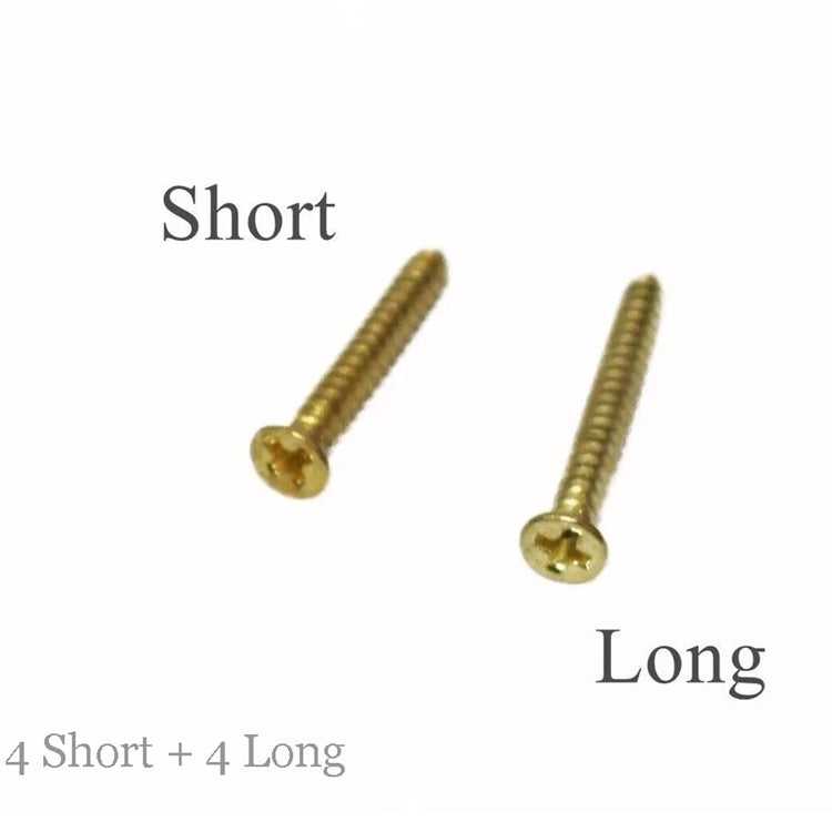 Pickup Mounting Ring Screws Set For Humbucker - Gold