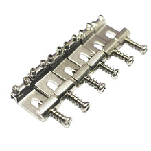 Load image into Gallery viewer, Vintage Style Saddles Set For USA Stratocaster 10.8mm - Nickel
