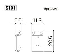 Load image into Gallery viewer, Gotoh S101S Gold Vintage Tremolo Bridge Saddles Set for Strat - Metric Screws
