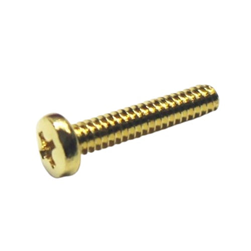Single Coil Pickup Mounting Screws Pan Head (8) - Gold