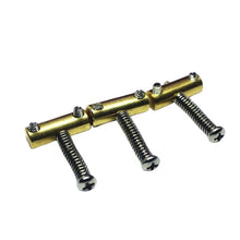 Load image into Gallery viewer, Vintage Style Saddles For Telecaster (3) - Brass
