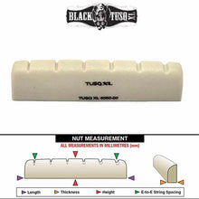 Load image into Gallery viewer, Graph Tech PQ-6060-00 TUSQ XL 1/4&quot; 6-String Guitar Slotted Nut for Epiphone
