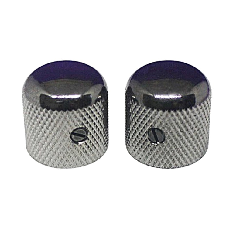 Gotoh VK-18 Cosmo Black Dome Knobs For Ibanez 18mm Dia (2)