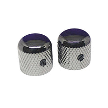 Load image into Gallery viewer, Gotoh VK-19 Cosmo Black Dome Knobs For Ibanez 19mm Dia (2)
