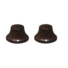 Load image into Gallery viewer, Wooden Bell Knobs Metric Size (2) - Bubinga
