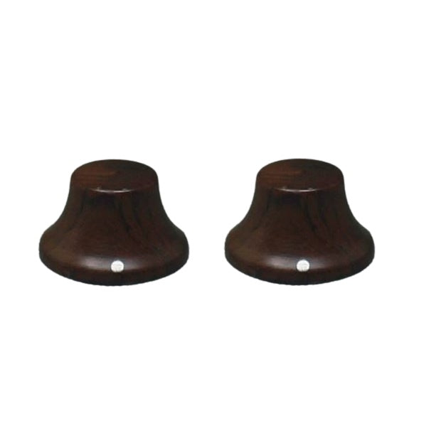 Wooden Bell Knobs Metric Size (2) - Bubinga