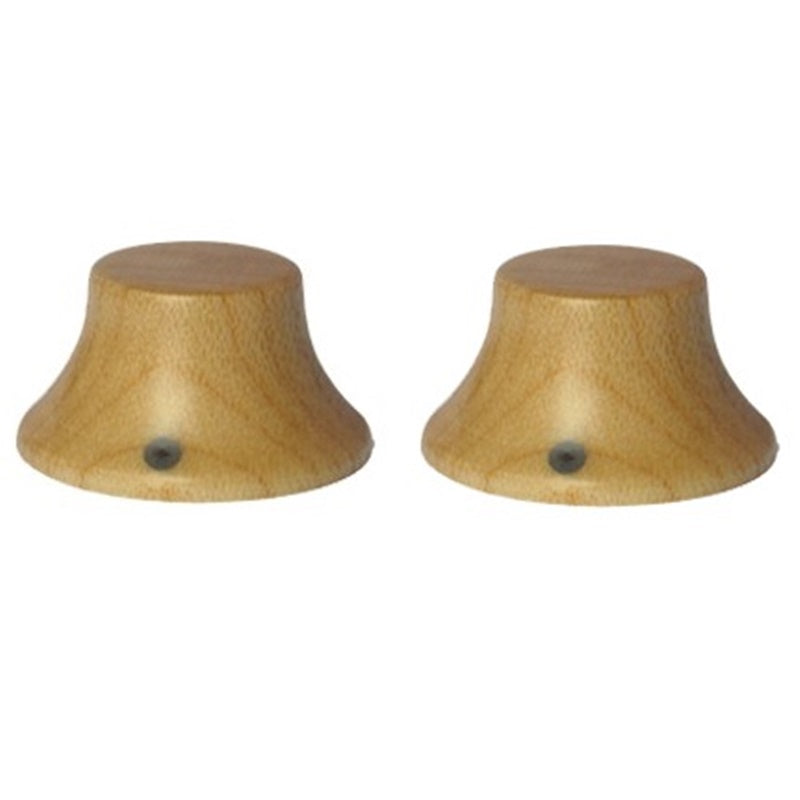 Wooden Bell Knobs Metric Size (2) - Maple