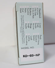 Load image into Gallery viewer, KLUSON 6 In Line Single Line Tuners For Mustang Duo Sonic Plastic Buttons Nickel - KD-6B-NP
