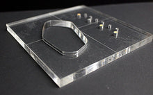 Load image into Gallery viewer, Vintage Tele Body Bridge Pickup Cavity Routing Template Acrylic B Stock
