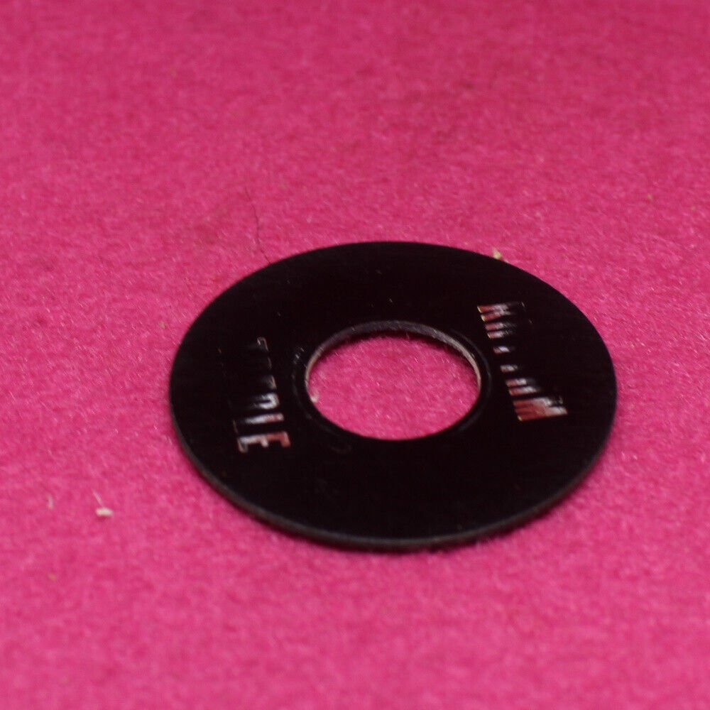 Aged Montreux Guitars 56 Les Paul Custom Black Toggle Plate. M561