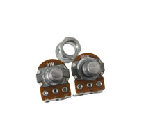 Load image into Gallery viewer, Set of 2 Guitar Pots Solid Shaft Alpha Mini B50K and B1Meg For Jaguar Jazzmaster
