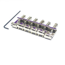 Load image into Gallery viewer, (6) Nickel Bent Steel Saddles for Vintage Fender Stratocaster / Strat 2 3/16&quot;
