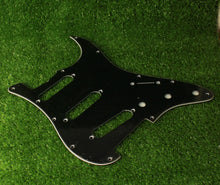 Load image into Gallery viewer, B Stock 64 65 66 67 Pickguard For Strat Black 3 Ply
