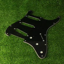 Load image into Gallery viewer, B Stock 64 65 66 67 Pickguard For Strat Black 3 Ply
