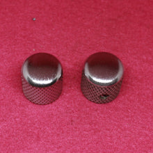 Load image into Gallery viewer, Aged Dome Knobs For Telecaster (2) - Chrome
