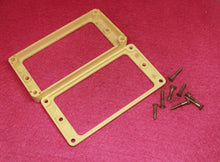 Load image into Gallery viewer, Aged Cream Humbucker Mounting Rings For Gibson Guitars  with M69 Screws -  S#2
