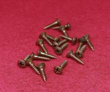 Load image into Gallery viewer, Aged  50s Partial Threaded Pre CBS Style Pickguard Screws For Fender (19)
