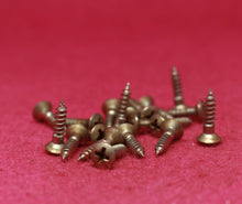 Load image into Gallery viewer, Aged  50s Partial Threaded Pre CBS Style Pickguard Screws For Fender (19)

