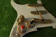 Load image into Gallery viewer, Voodoo Strat Grey Bottom Aged Pickup Pickguard Assembly RPS6 Jimi Hendrix - AB05
