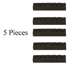 Load image into Gallery viewer, Guitar Nut Plastic Graphite Compound For Les Paul  43mm x 6mm Black 5 Pcs
