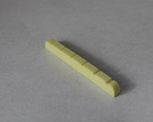 Load image into Gallery viewer, Guitar Nut Plastic Graphite Compound For Strat Tele  43mm x 3.5mm Ivory 3 Pcs

