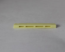 Load image into Gallery viewer, Guitar Nut Plastic Graphite Compound For Strat Tele  43mm x 3.5mm Ivory 3 Pcs
