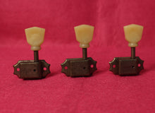 Load image into Gallery viewer, Aged Kluson Tuners w/ Clone Tuner Tip For 58 59 60 Les Paul ES335 Gibson Burst

