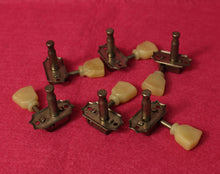 Load image into Gallery viewer, Aged Kluson Tuners w/ Clone Tuner Tip For 58 59 60 Les Paul ES335 Gibson Burst
